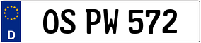 Truck License Plate